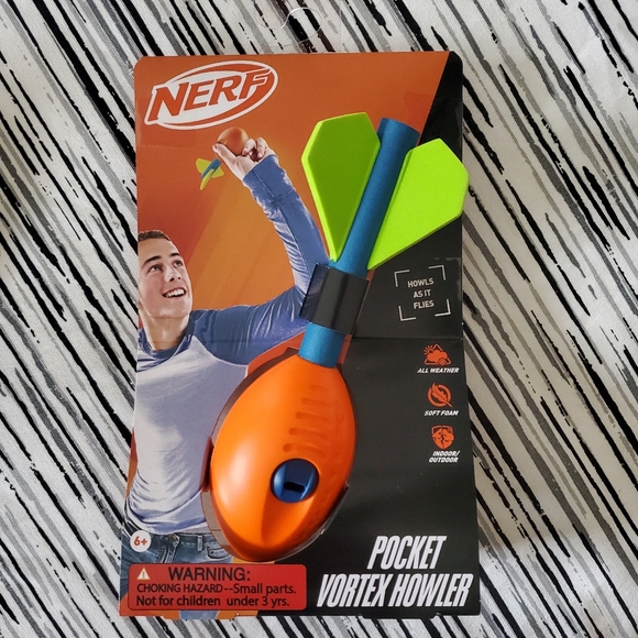 NIB NERF Vortex Mini Aero Howler Foam Football - NERF Soft Mini Vortex Football - Picture 1 of 5